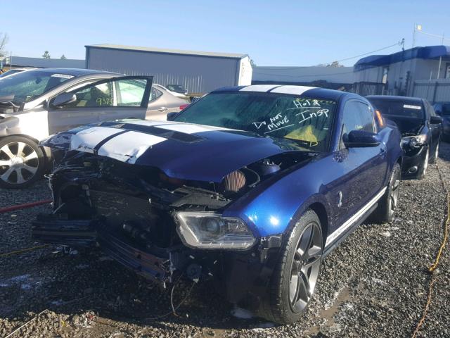 1ZVBP8JS8C5238511 - 2012 FORD MUSTANG SH BLUE photo 2