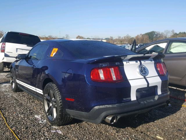 1ZVBP8JS8C5238511 - 2012 FORD MUSTANG SH BLUE photo 3