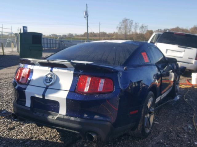 1ZVBP8JS8C5238511 - 2012 FORD MUSTANG SH BLUE photo 4