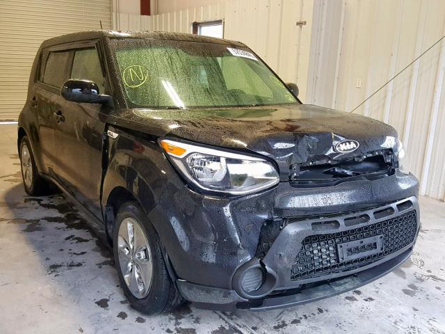 KNDJN2A24F7794034 - 2015 KIA SOUL BLACK photo 1