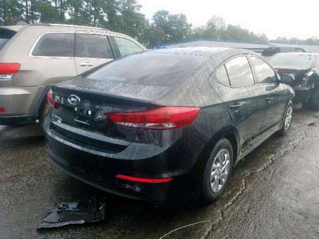 5NPD74LF3JH216112 - 2018 HYUNDAI ELANTRA SE BLACK photo 4