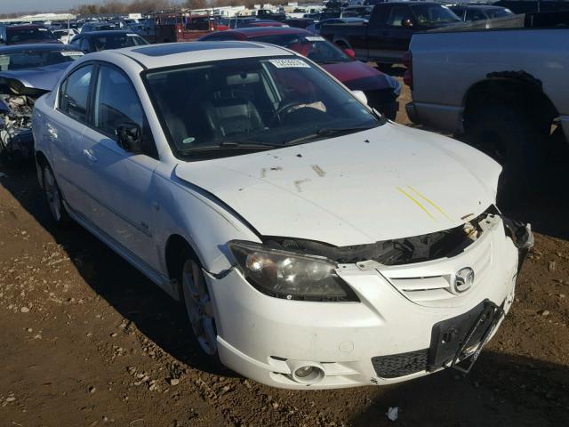 JM1BK323961403070 - 2006 MAZDA 3 S WHITE photo 1