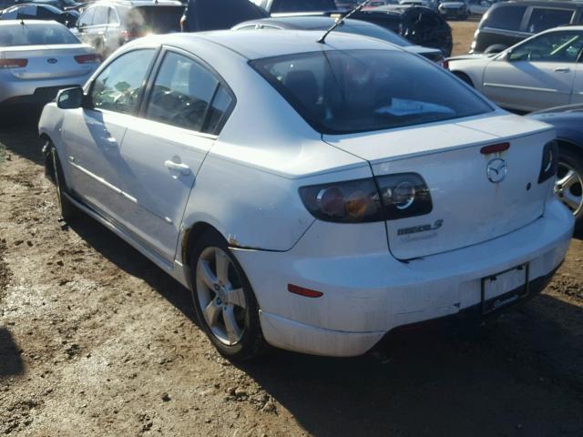 JM1BK323961403070 - 2006 MAZDA 3 S WHITE photo 3