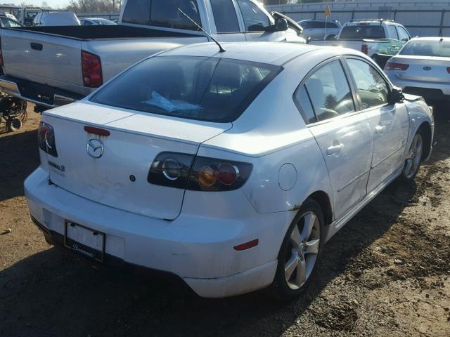 JM1BK323961403070 - 2006 MAZDA 3 S WHITE photo 4