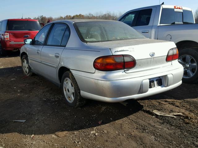 1G1ND52J72M513568 - 2002 CHEVROLET MALIBU SILVER photo 3