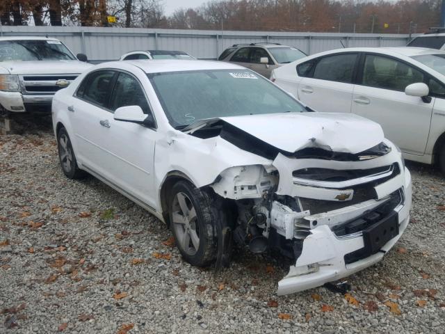1G1ZC5EUXCF311842 - 2012 CHEVROLET MALIBU 1LT WHITE photo 1