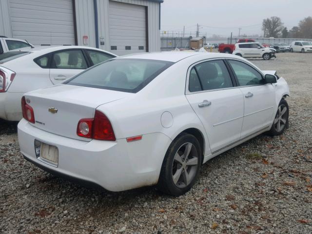 1G1ZC5EUXCF311842 - 2012 CHEVROLET MALIBU 1LT WHITE photo 4