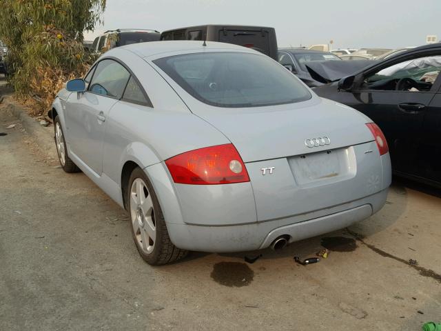 TRUUC28N3Y1051220 - 2000 AUDI TT QUATTRO GRAY photo 3