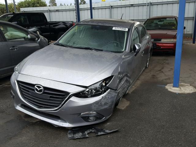 3MZBM1L7XGM243444 - 2016 MAZDA 3 TOURING SILVER photo 2