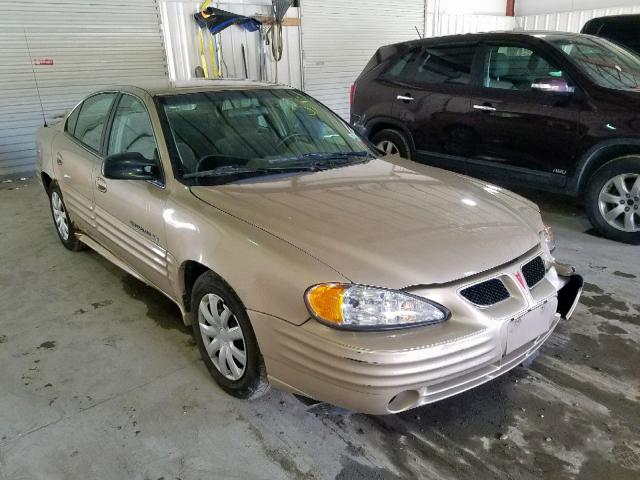 1G2NF52T01M671143 - 2001 PONTIAC GRAND AM S GOLD photo 1