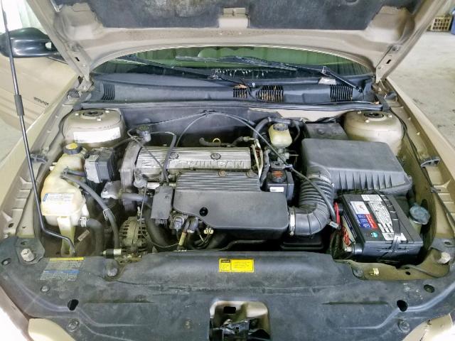 1G2NF52T01M671143 - 2001 PONTIAC GRAND AM S GOLD photo 7
