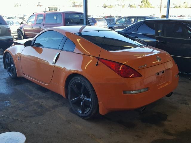 JN1BZ34D47M504196 - 2007 NISSAN 350Z COUPE ORANGE photo 3