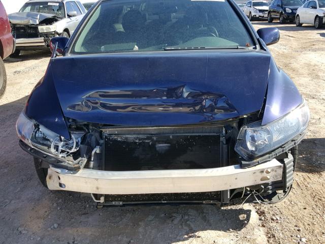 2HGFG1B97AH506382 - 2010 HONDA CIVIC EXL BLUE photo 9