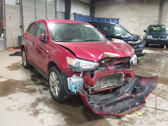 4A4AP3AU9FE043243 - 2015 MITSUBISHI OUTLANDER RED photo 1