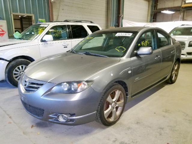 JM1BK323761416903 - 2006 MAZDA 3 S GRAY photo 2