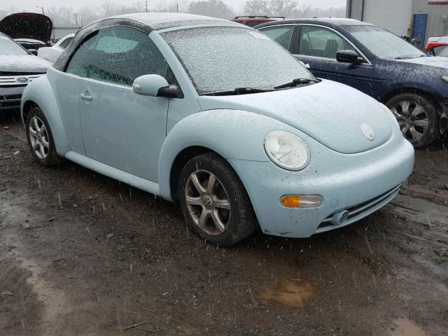 3VWCD31Y64M342530 - 2004 VOLKSWAGEN NEW BEETLE BLUE photo 1