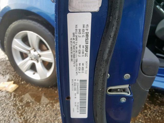 1B3CB4HA2AD597899 - 2010 DODGE CALIBER SX BLUE photo 10