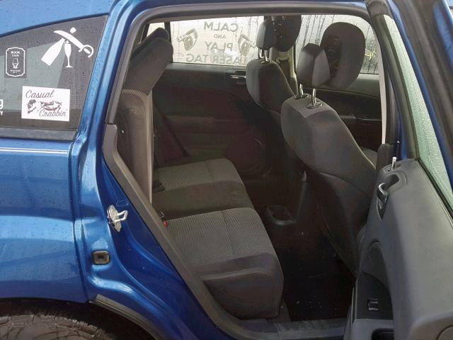 1B3CB4HA2AD597899 - 2010 DODGE CALIBER SX BLUE photo 6