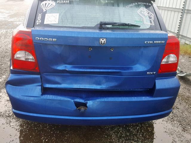 1B3CB4HA2AD597899 - 2010 DODGE CALIBER SX BLUE photo 9