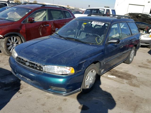 4S3BK4258X7304844 - 1999 SUBARU LEGACY BRI GREEN photo 2