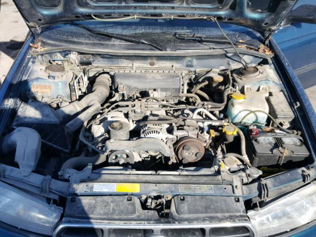 4S3BK4258X7304844 - 1999 SUBARU LEGACY BRI GREEN photo 7