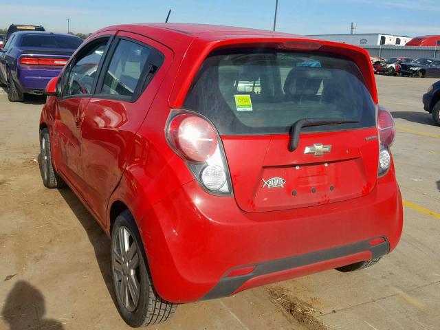 KL8CD6S94DC529495 - 2013 CHEVROLET SPARK 1LT RED photo 3