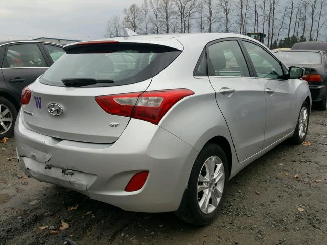 KMHD35LE1DU113401 - 2013 HYUNDAI ELANTRA GT SILVER photo 4