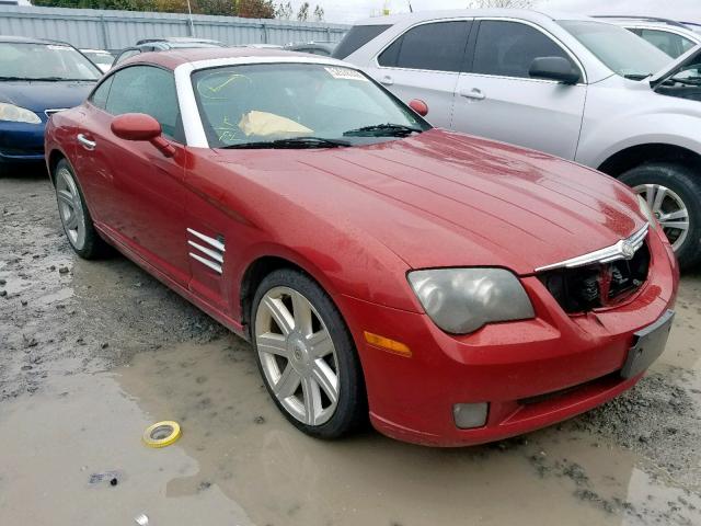 1C3AN69L74X006692 - 2004 CHRYSLER CROSSFIRE RED photo 1