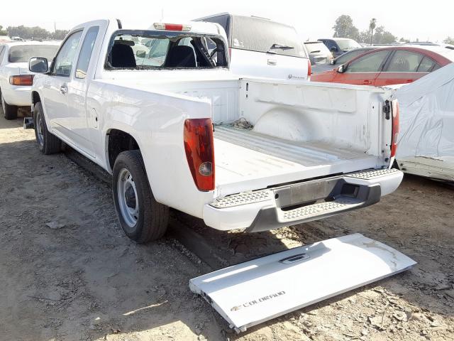 1GCCS19E598154925 - 2009 CHEVROLET COLORADO WHITE photo 3