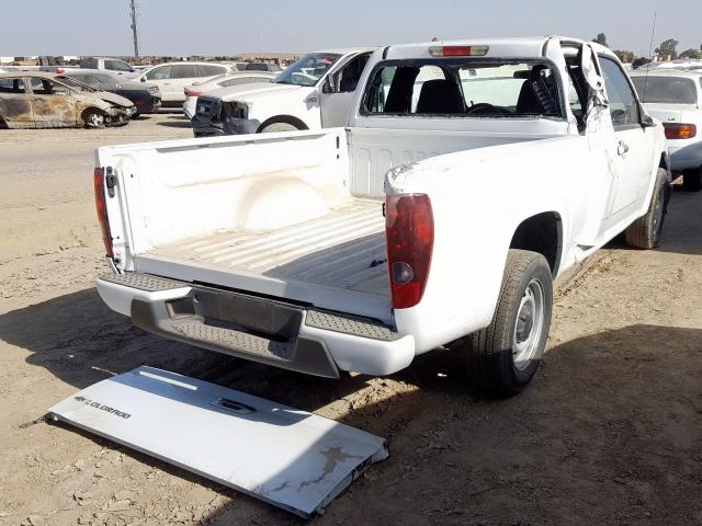 1GCCS19E598154925 - 2009 CHEVROLET COLORADO WHITE photo 4