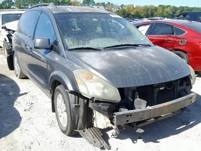 5N1BV28U14N361299 - 2004 NISSAN QUEST S CHARCOAL photo 1