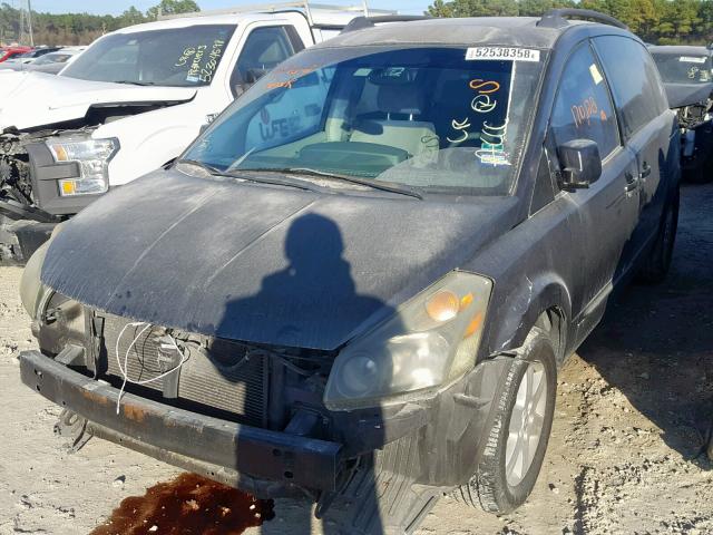 5N1BV28U14N361299 - 2004 NISSAN QUEST S CHARCOAL photo 2