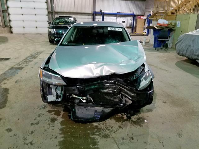 3VW1K7AJ0DM297169 - 2013 VOLKSWAGEN JETTA BASE 银色 照片 9