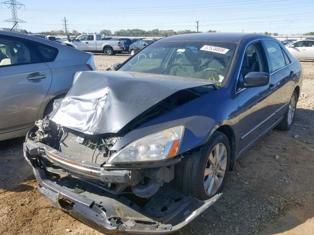 1HGCM66457A033502 - 2007 HONDA ACCORD SE GRAY photo 2