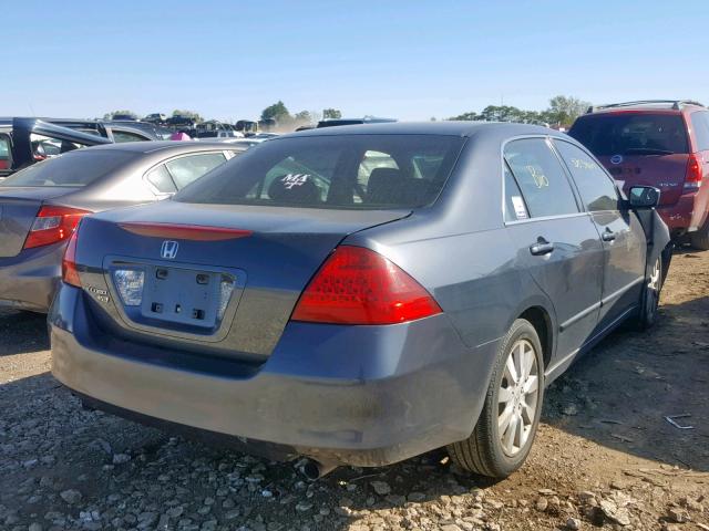 1HGCM66457A033502 - 2007 HONDA ACCORD SE GRAY photo 4