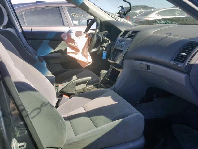 1HGCM66457A033502 - 2007 HONDA ACCORD SE GRAY photo 5