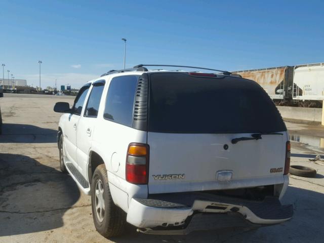 1GKEK63U21J213761 - 2001 GMC DENALI WHITE photo 3