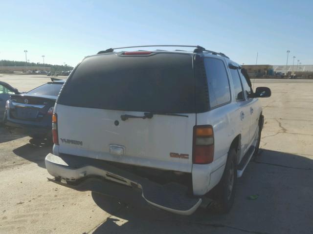 1GKEK63U21J213761 - 2001 GMC DENALI WHITE photo 4