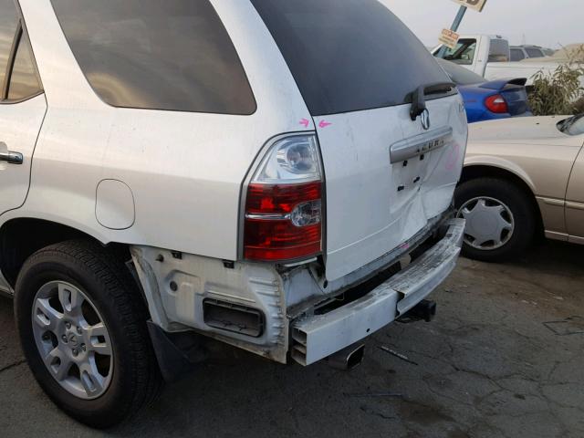 2HNYD18944H525672 - 2004 ACURA MDX TOURIN WHITE photo 9