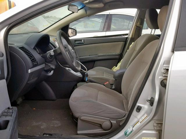 3N1AB6AP1AL688224 - 2010 NISSAN SENTRA 2.0 SILVER photo 5