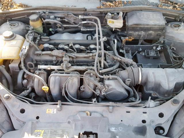 1FAFP34N55W241835 - 2005 FORD FOCUS ZX4 GRAY photo 7