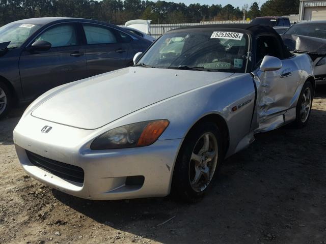 JHMAP11463T005860 - 2003 HONDA S2000 SILVER photo 2