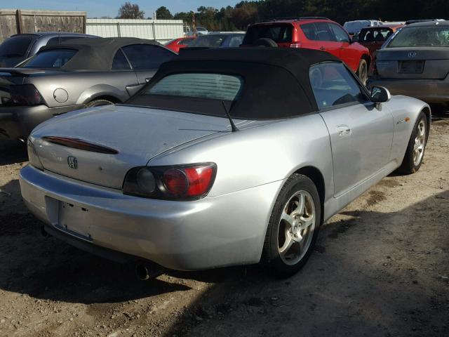 JHMAP11463T005860 - 2003 HONDA S2000 SILVER photo 4