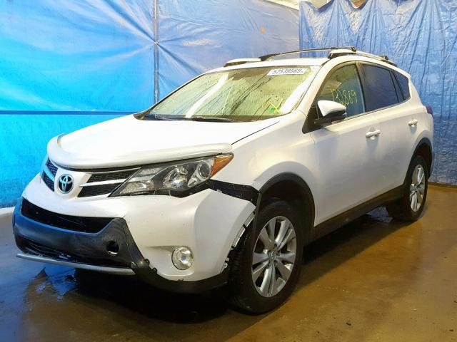 2T3DFREV2EW150655 - 2014 TOYOTA RAV4 LIMIT WHITE photo 2