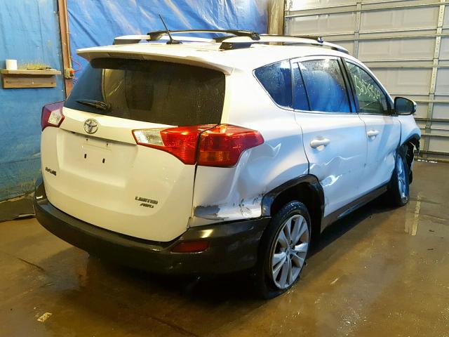 2T3DFREV2EW150655 - 2014 TOYOTA RAV4 LIMIT WHITE photo 4