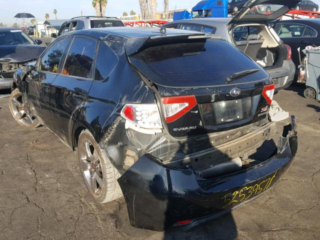 JF1GR89608L820833 - 2008 SUBARU IMPREZA WR BLACK photo 3