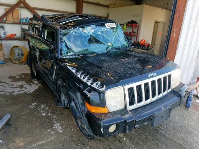 1J8HG48K66C105122 - 2006 JEEP COMMANDER შავი ფოტო 1