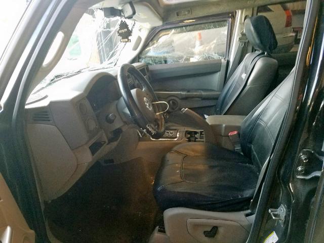 1J8HG48K66C105122 - 2006 JEEP COMMANDER შავი ფოტო 5