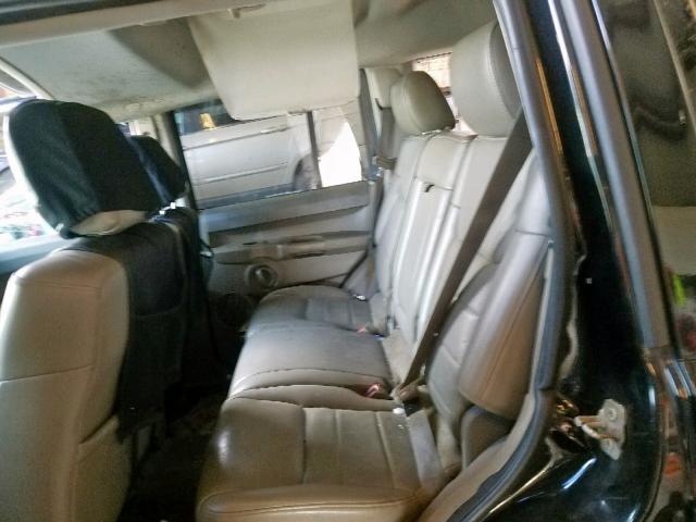 1J8HG48K66C105122 - 2006 JEEP COMMANDER შავი ფოტო 6