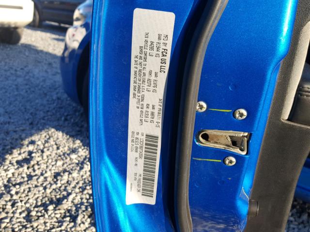 1C3CDFBB2FD435501 - 2015 DODGE DART SXT BLUE photo 10